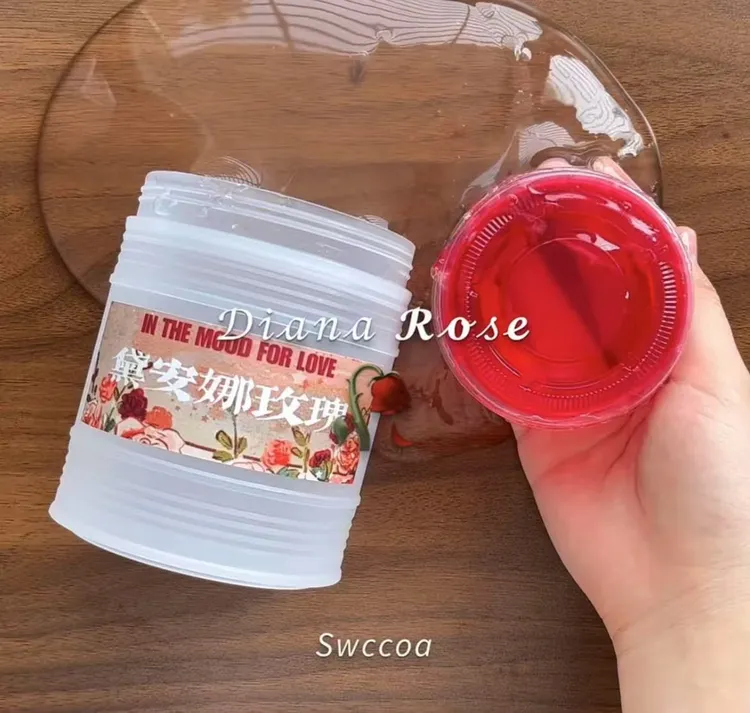 【黛安娜玫瑰】一泥三玩超爽筋泡假水 玫瑰主题双贴纸解压玩具泥