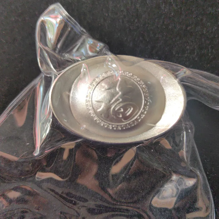 一百克实心足银福字元宝