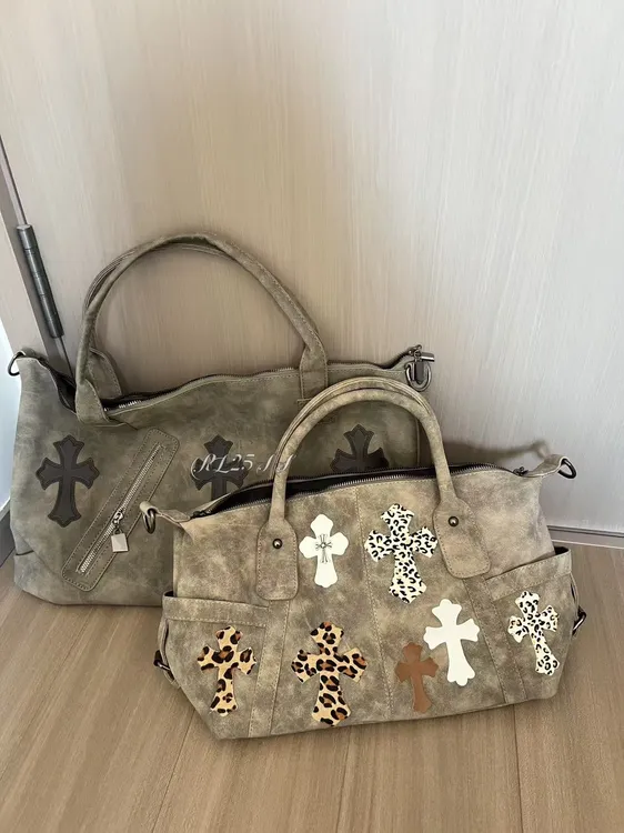 Retro Lab |复古做旧25SS 十字架秋冬印花包