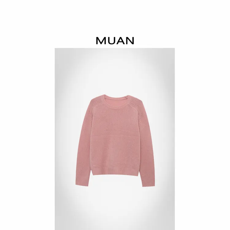 木岸MUAN：《可露丽毛衣》定制重工240克100山羊绒毛衣D-ST2-8887