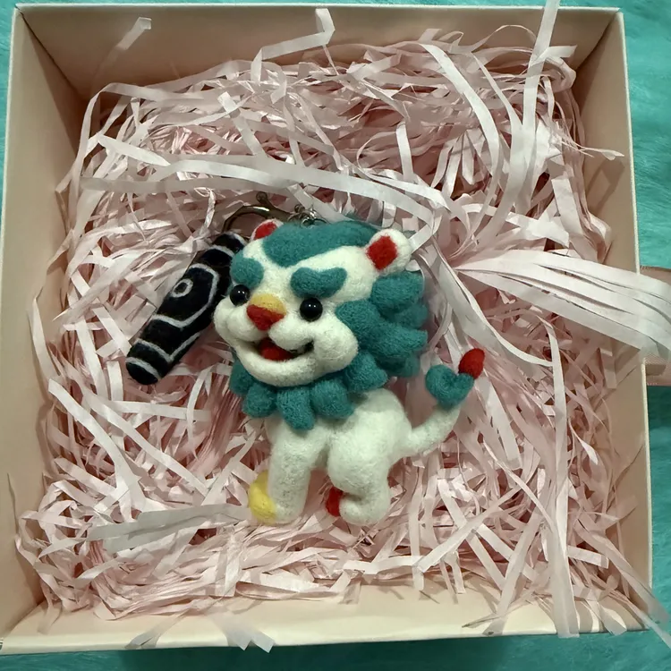 羊毛毡雪狮包挂全款定制商品请勿直接拍下联系客服下单挂件毛绒