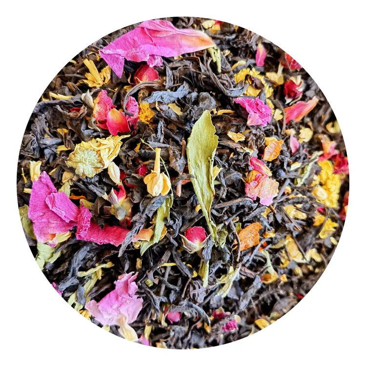 新疆花茶香茶乎玛热木玫瑰花红茶茉莉花菊花甜叶菊栀子调味混合茶