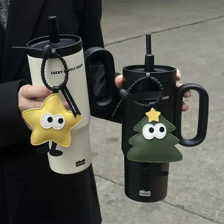 高颜值保温杯女款家用咖啡杯外带车载杯子不锈钢冰霸水杯男款礼物