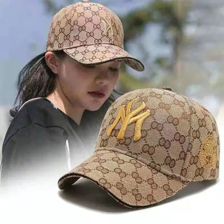 帽子女春秋鸭舌帽潮牌棒球帽男韩版潮夏天百搭遮阳帽大卷防晒帽