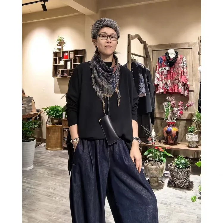 阿文定制款百搭休闲时尚纯色基础款宽松T恤简约韩版设计感