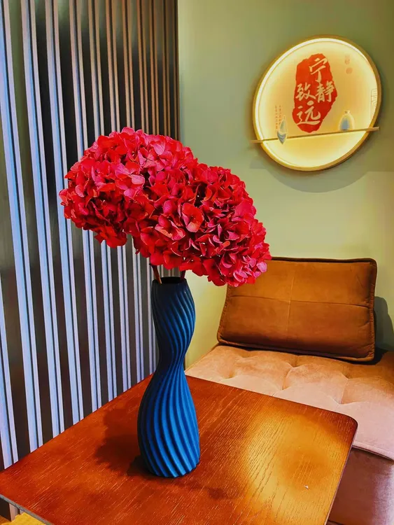 【桌面款大绣球25-30cm】永生花绣球花节日单插花室内居家装饰真花