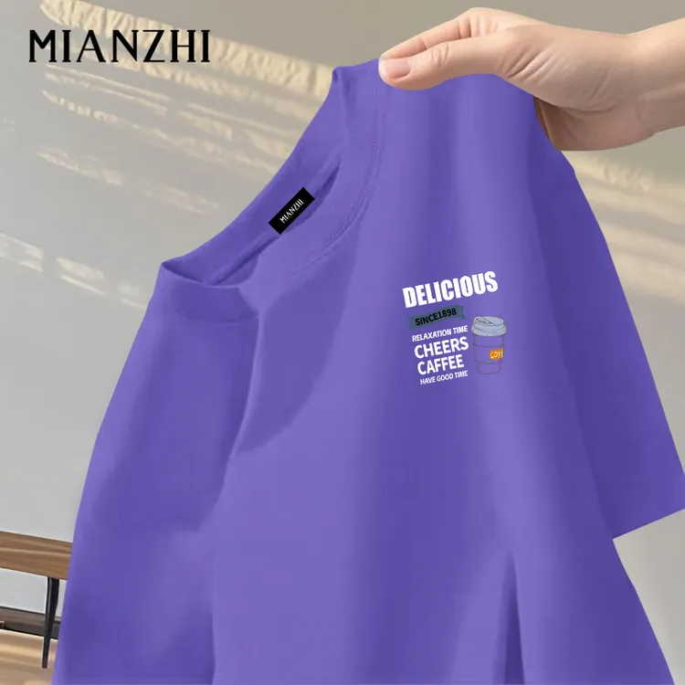 棉致短袖男t恤2025新款夏季爆款大码男装宽松大码纯棉上衣半袖夏