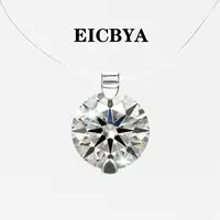 吊坠925银锆石 EICBYA/人鱼之泪 明星同款恋夏风设计感银项链 