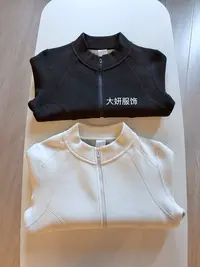 升级版小蛮腰。Lu系石墨烯！正肩超显瘦拉链开衫小外套670