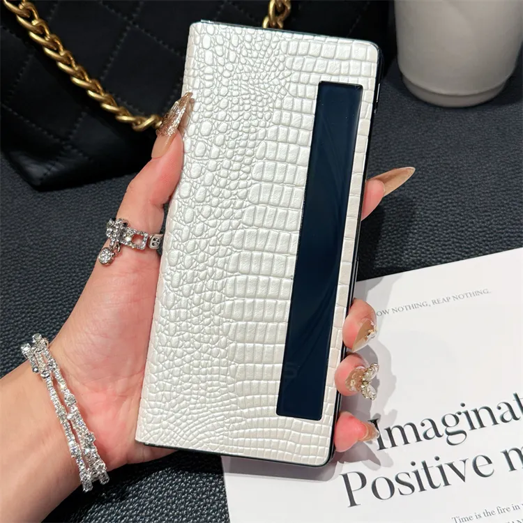 适用于vivoxfold5手机壳真皮翻盖式防摔高档个性新款全包保护套