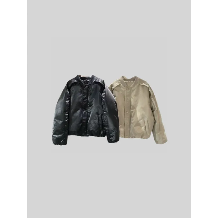 Aila｜冬季新款韩版时尚休闲棒球服宽松羽绒服保暖加厚短款外套