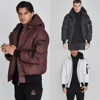外贸冬季男士户外防风防泼水加厚连帽保暖棉服外套上衣4893