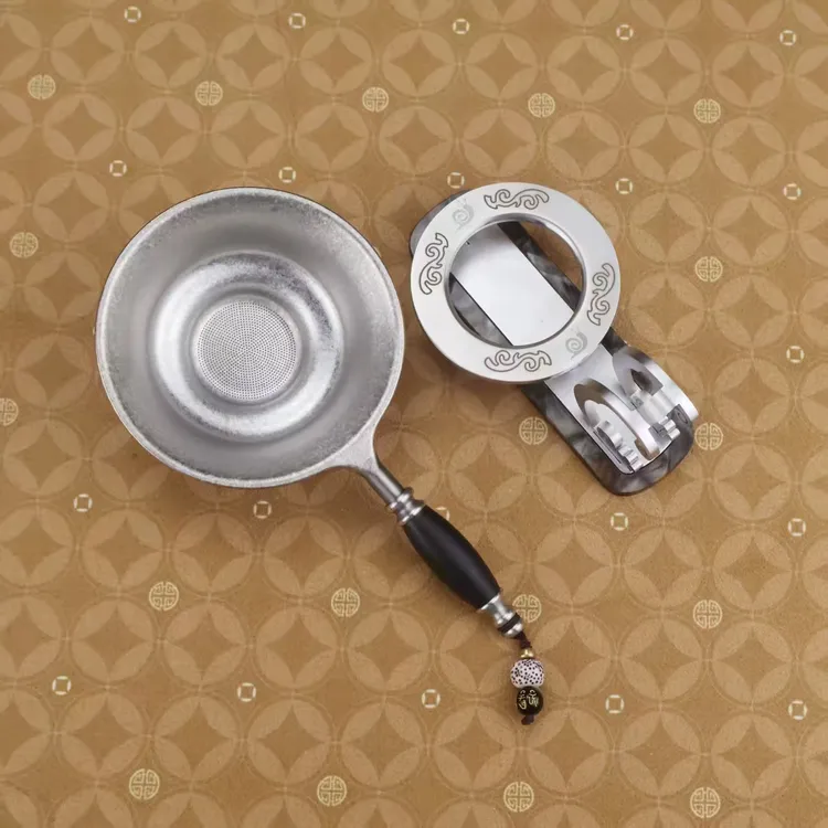 钛茶漏过滤器茶具套装侘寂风茶器茶具套装高端全套泡茶专用网红款