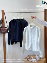 Nalian/拿恋豆子优选-立领简约显瘦婴儿绒空气层卫衣上衣 DZ25311