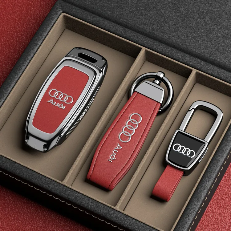 25款奥迪钥匙套a6l高级感a4l男q5l女a3专用q3用品a7l汽车a8壳扣包