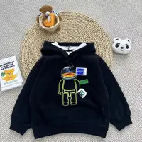 【米果妈】儿童2025冬季新款加绒太空人加绒棉服B5016