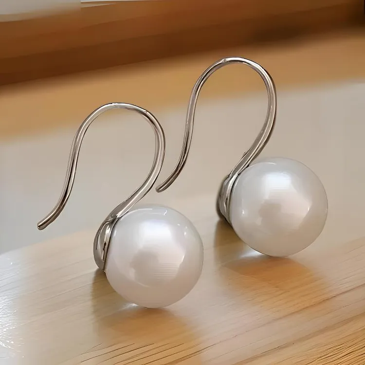 925银耳饰 高跟鞋气质轻奢耳环甜美精致小众欧若智性风女耳坠法式