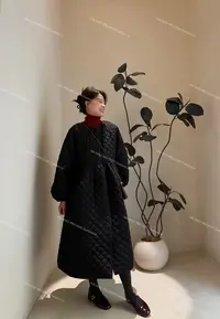 XIAOMEI ｜压棉加厚棉衣连衣裙-1347