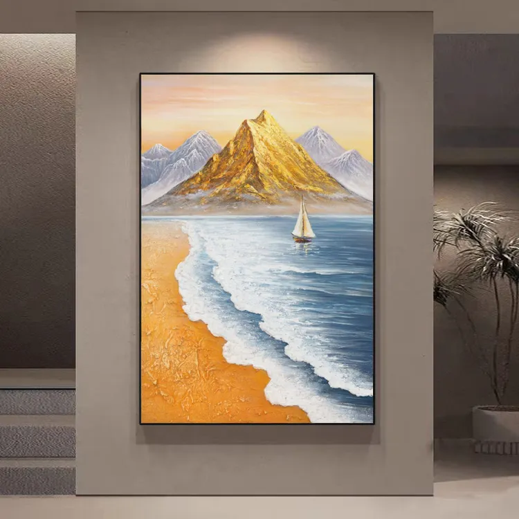 抽象海浪|客厅装饰画现代简约轻奢沙发背景墙装饰画玄关装饰画