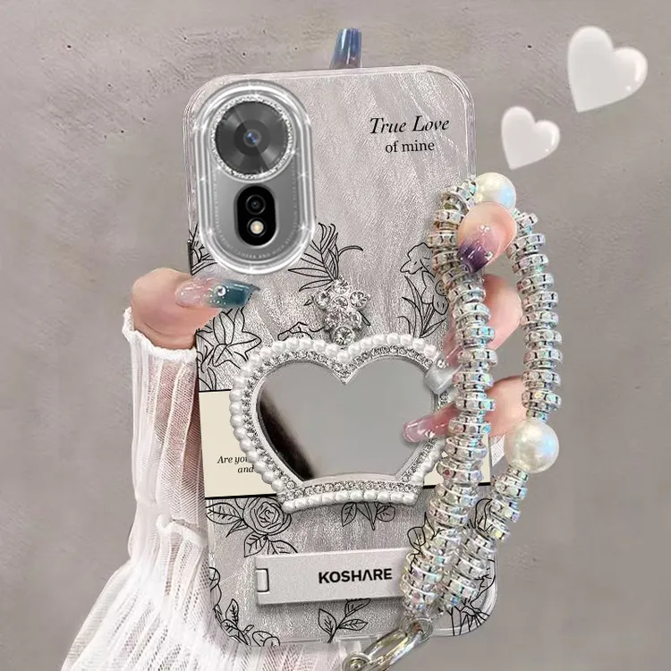 带镜头膜Hi nova12se手机壳全包SUP-BD00软壳羽纱皇冠镜子轻奢风