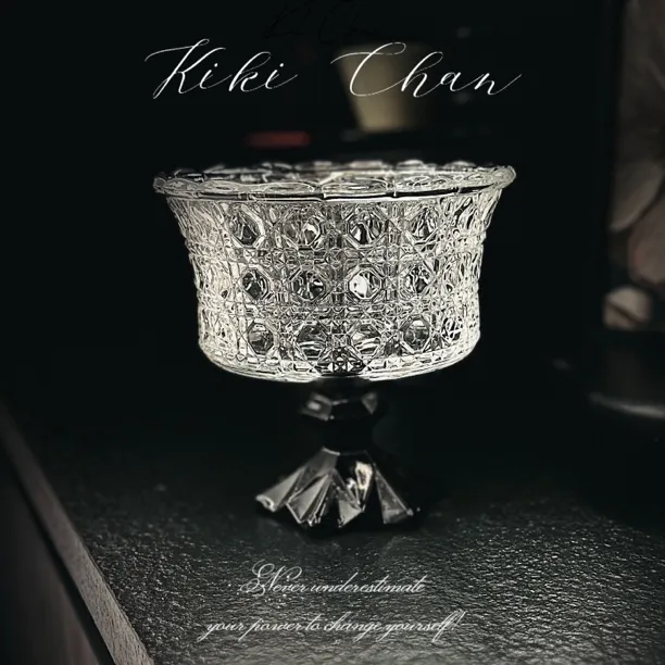 欧式定制款高脚果盘大号果斗糖干果果盘桌面摆件