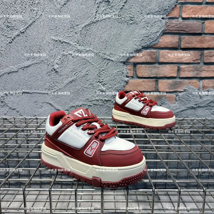 潮鞋广州原版时尚拼色增高厚底轻便舒适低帮运动休闲男款轻奢鞋子