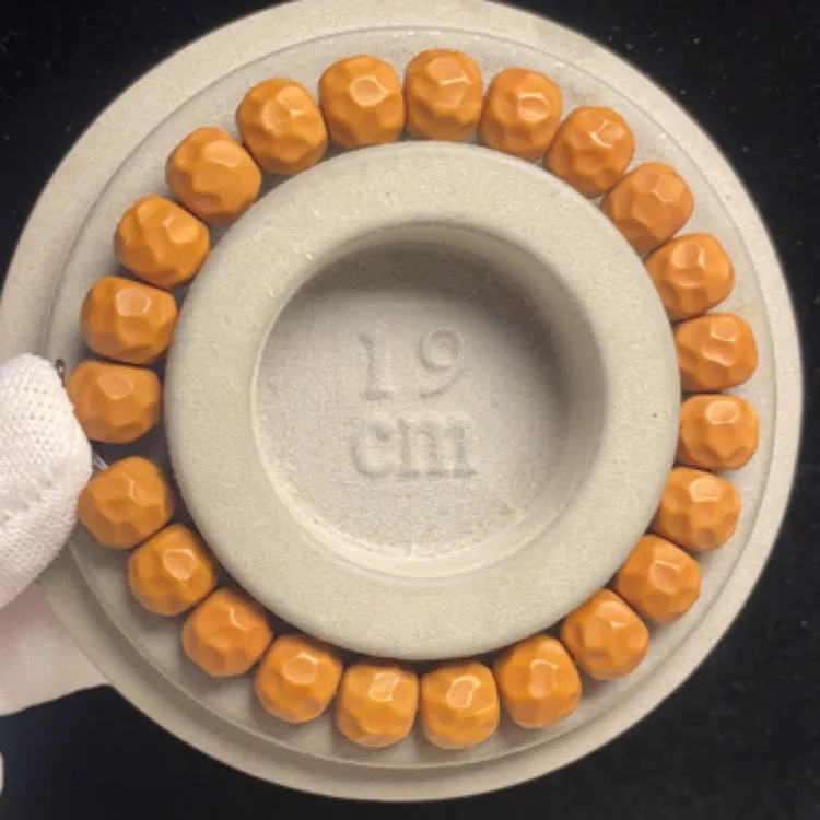 【跃亿甄选】手工黑金刚无相猴头核桃手串，手感好，尺寸11左右