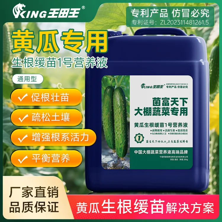 王田王黄瓜专用桶装冲施肥农用生根加大保花保果通用有机水溶肥料