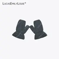 LUCASEMILYLOUIE欢姐0220保暖坑条针织羊毛大手套250156