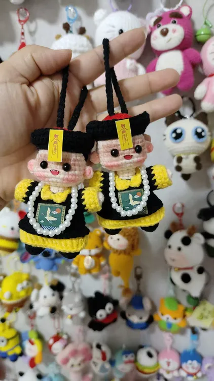 (成品）创意玩偶定制毛线成品挂件(直播选款 手工不易 no退no换）