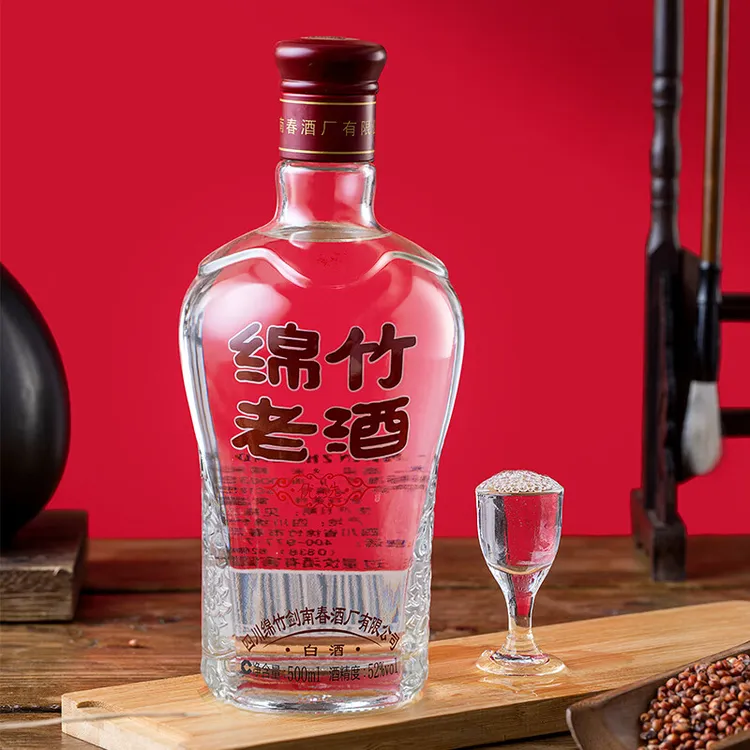 剑南春 绵竹老酒 优选浓香型白酒 52度500ml