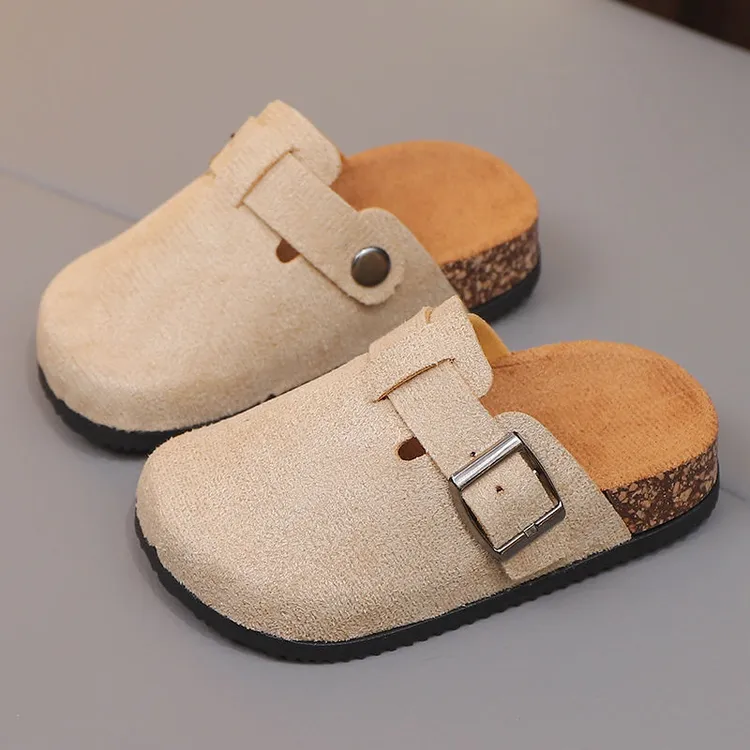 爆款勃肯鞋休闲男女同款博肯鞋软木一脚蹬儿童勃肯鞋潮款亲子半拖