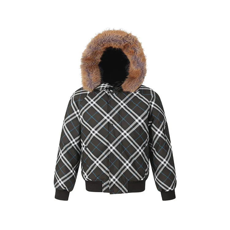 未使用 BURBERRY/博柏利 男士宽松版鹅绒羽绒服飞行夹克 80915941