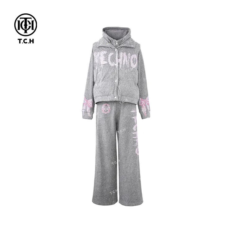 TCH烫钻工艺新时尚淑女百搭新潮流套装女T72C07E5007轻奢tch