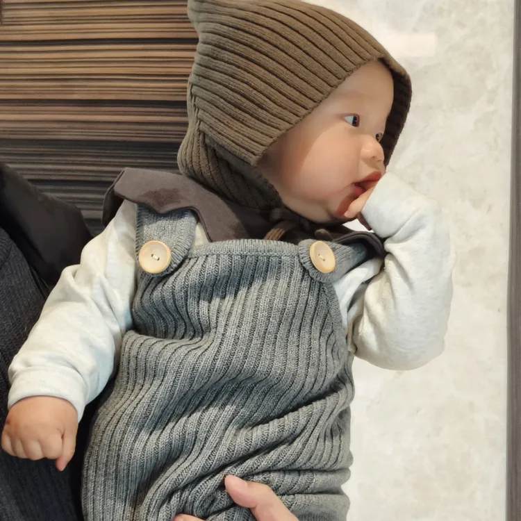 无法拒绝背带裤！Pupucub宝宝春秋冬针织背带裤！奶酷小孩人手一条！