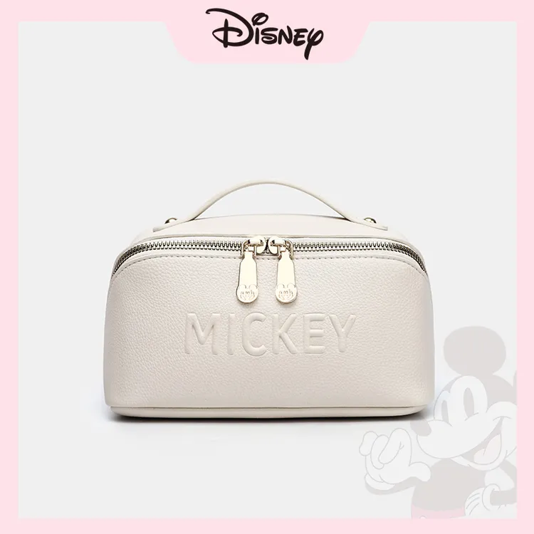 Disney迪士尼化妆包女2025新款便携手提化妆袋大容量收纳包高端