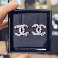 未使用 Chanel/香奈儿 澳海贝25p星星珍珠耳钉