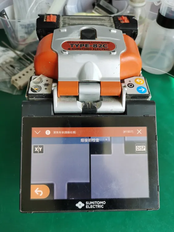 六马达干线熔接机拆机保养调试