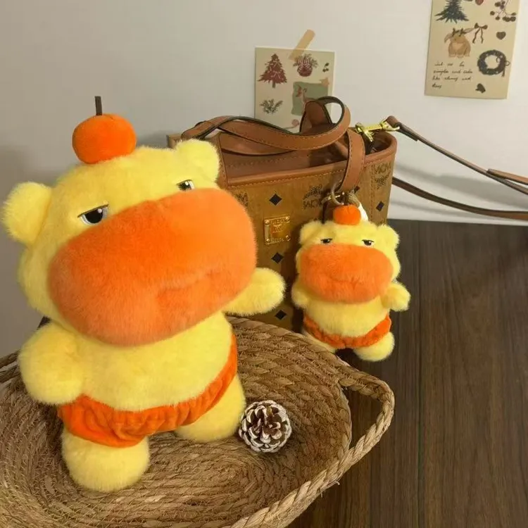 可爱水豚噜噜公仔卡皮巴拉玩偶毛绒玩具包包挂件娃娃女孩生日礼物