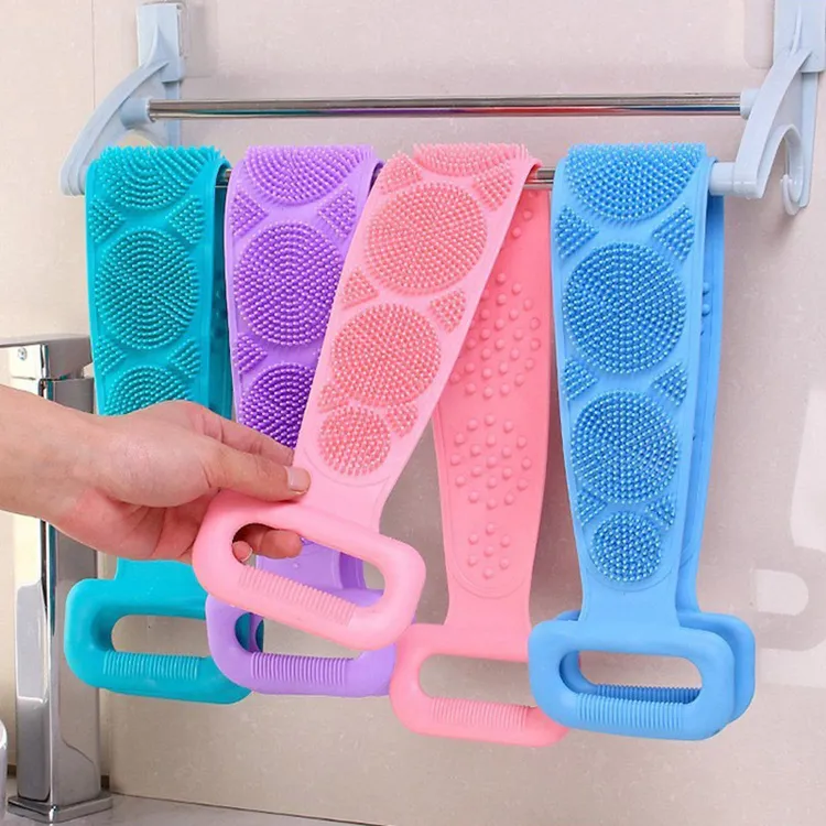 搓澡神器硅胶男女双面洗澡巾沐浴搓背按摩洗澡刷强力易清洗沐浴巾