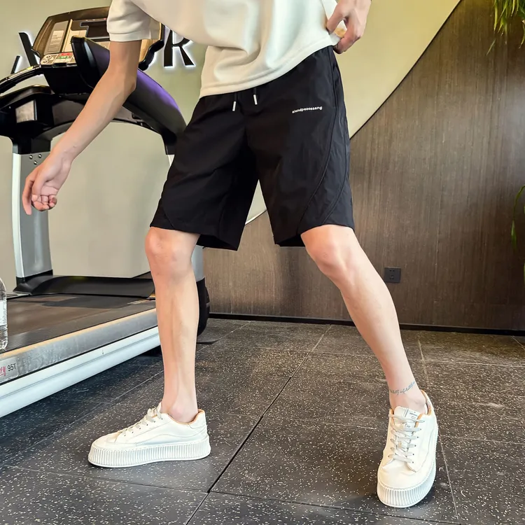 速干短裤男士夏季薄款2025新款爆款运动休闲五分沙滩中马裤子外穿