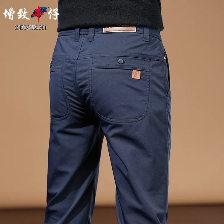 【索罗娜T800】秋冬新款高端百搭商务合体直筒休闲男裤Z316