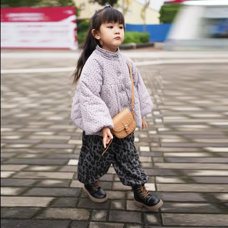 女童棉服秋冬装2025新款冬季中小童装韩版洋气加厚宝宝棉衣外套潮