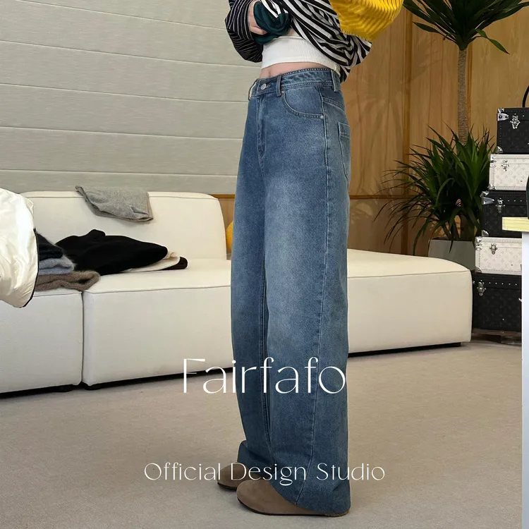 【简约鹅绒牛仔裤】 JGKZ59198保暖舒适日常百搭款