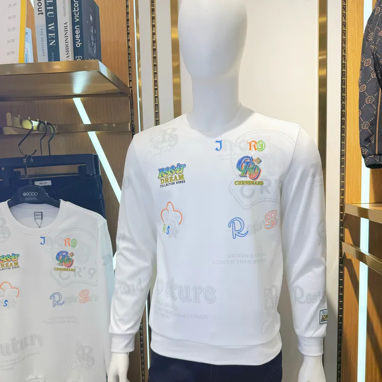 R9000上新【超值优惠】秋冬款舒适保暖幻彩设计男士长卫衣58001581