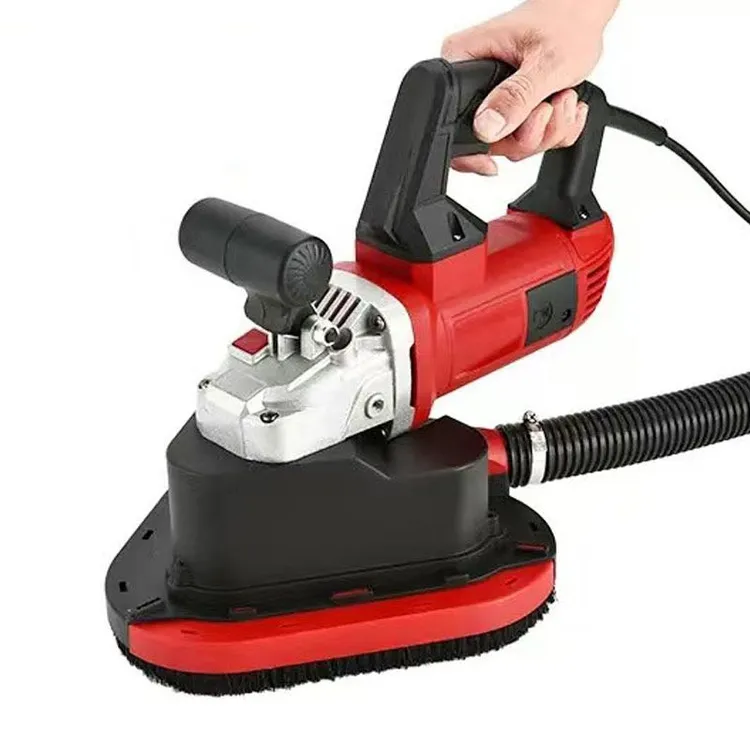 三头打磨机混凝土地坪研磨机大理石花岗岩水泥路面打磨机小型吸尘