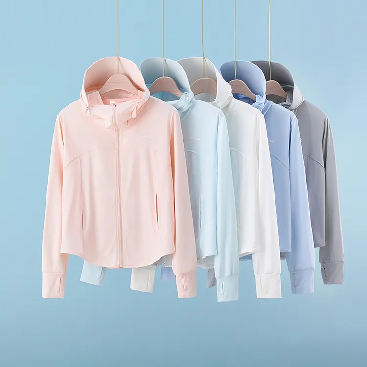 儿童夏季薄款透气可拆帽户外防晒衣长袖短款运动休闲连帽防晒服