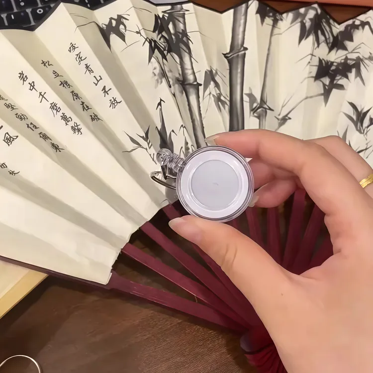 旋转飞扇伸缩扣回旋扇子古风装扮表演魔术道具有手就行的炫酷配件