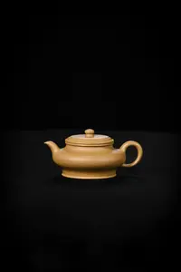 【黄金段·虚扁】宜兴原矿紫砂黄金段精工制作虚扁 （两个月售后）