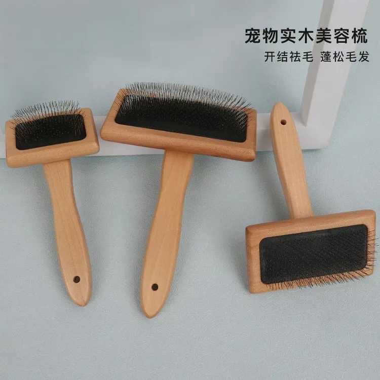 宠物针梳狗狗拉毛梳泰迪比熊专用去浮毛神器蓬松开结美容清洁排梳